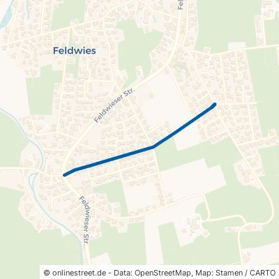 Reitstraße Übersee Feldwies 