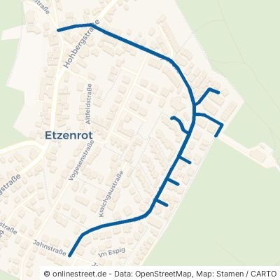 Esternay Straße Waldbronn Etzenrot 