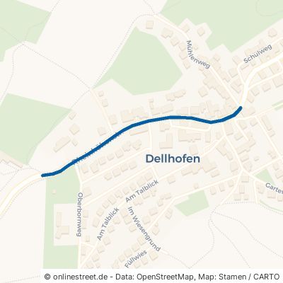 Rheinhöhenstraße Oberwesel Dellhofen 