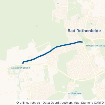 Münstersche Straße Bad Rothenfelde Aschendorf 