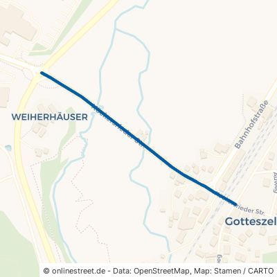 Köckersriederstraße Zachenberg Gotteszell-Bahnhof 