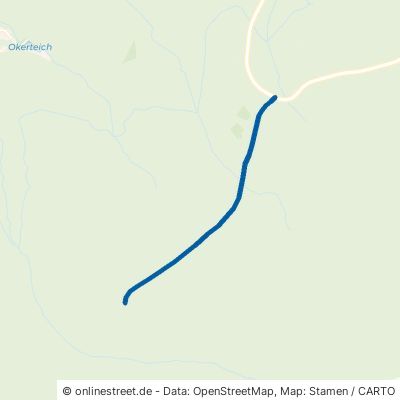 Unterer Bruchbergweg Harz Clausthal 