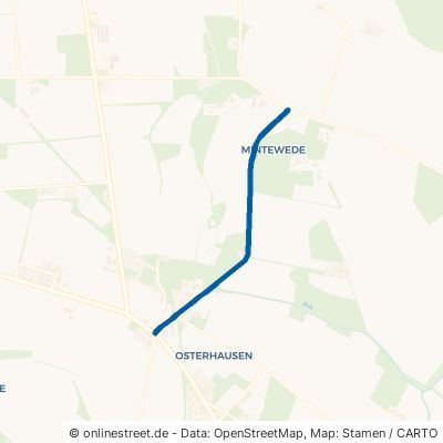 Minteweder Straße Cappeln Tenstedt 