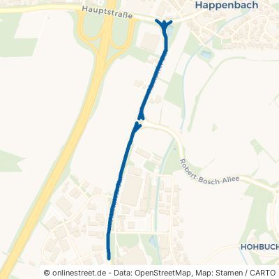 Abstatter Straße Abstatt Happenbach 