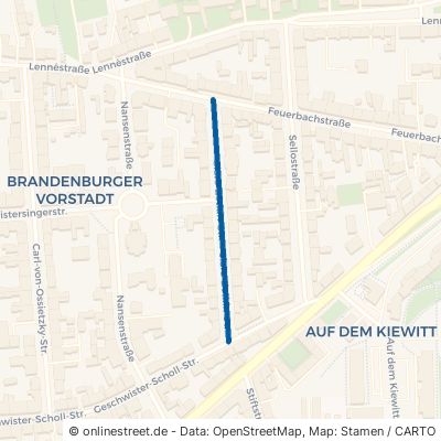 Clara-Zetkin-Straße Potsdam Brandenburger Vorstadt 
