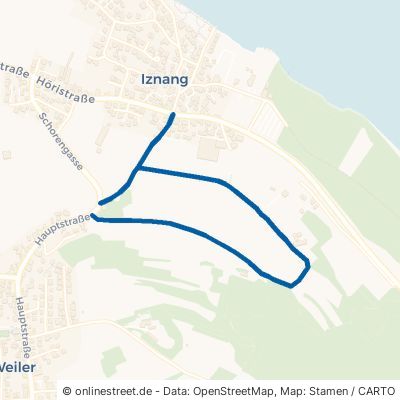 Weiler Straße Moos Iznang 