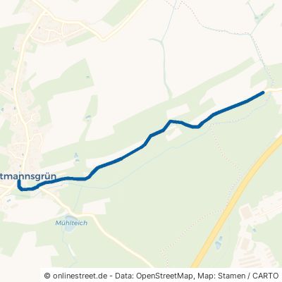 Voigtsgrüner Straße Heinsdorfergrund Hauptmannsgrün 