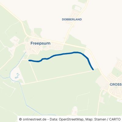 Untermeerweg Krummhörn Freepsum 
