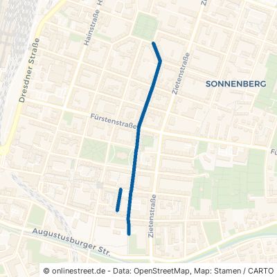 Tschaikowskistraße Chemnitz Sonnenberg Sonnenberg