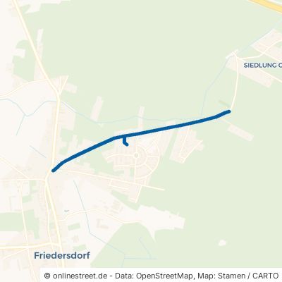 Fürstenwalder Straße Heidesee Friedersdorf 