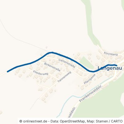 Sattelgrundweg Tettau Langenau 