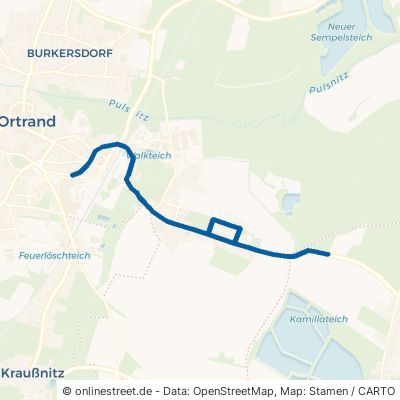 Kamenzer Straße Amt Ortrand 