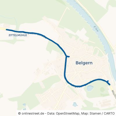 Torgauer Straße Belgern-Schildau 