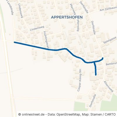 Hauptstraße Stammham Appertshofen 