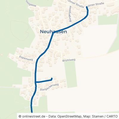 Ortsstraße Holzheim Neuhausen 