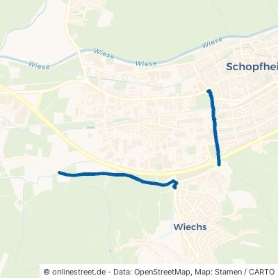 Wiechser Straße Schopfheim 