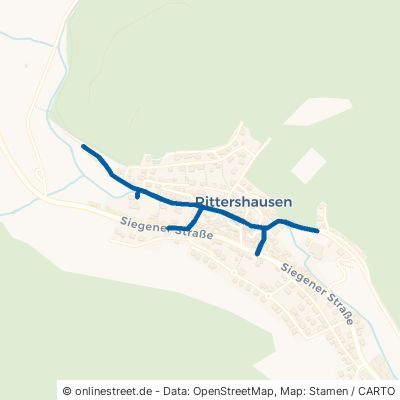 Ortsstraße Dietzhölztal Rittershausen 