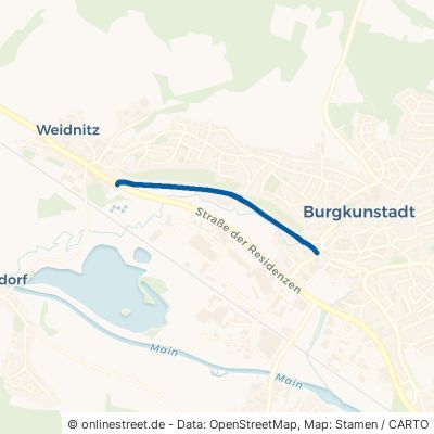 Lichtenfelser Straße Burgkunstadt Weidnitz 