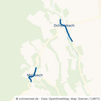Ortsstraße Nußloch Maisbach 