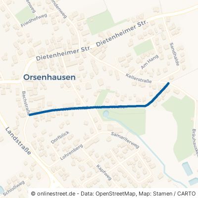 Weiherstraße Schwendi Orsenhausen 