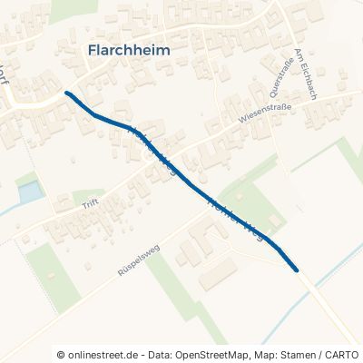 Langensalzaer Straße Unstrut-Hainich Flarchheim 