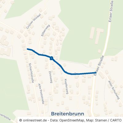 Erzstraße Breitenbrunn (Erzgebirge) Breitenbrunn 
