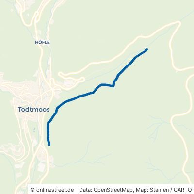 Häuslehaldenweg Todtmoos Höfle 