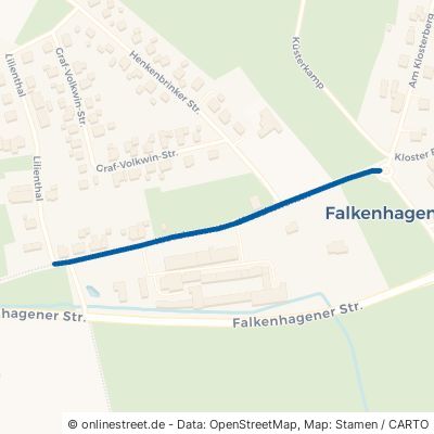 Kreuzherrenstraße Lügde Falkenhagen 