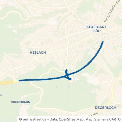 Heslacher Tunnel Stuttgart Südheim 