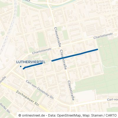 Dürerstraße Chemnitz Lutherviertel 