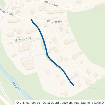 Großröhrsdorfer Weg Müglitztal Mühlbach 