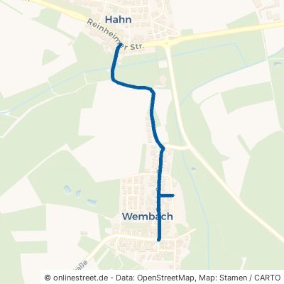 Schloßstraße Ober-Ramstadt Wembach-Hahn 