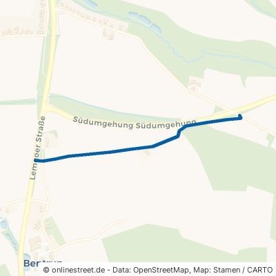 Reisestraße Detmold Bentrup-Loßbruch 