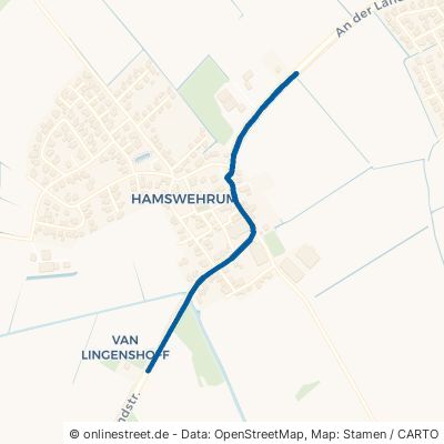 Hamswester Straße Krummhörn Hamswehrum 