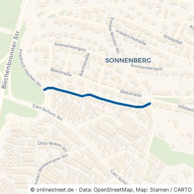 Friedrich-Naumann-Weg Pforzheim Sonnenhof 