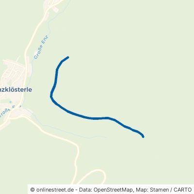 Großenzhangweg Bad Wildbad Nonnenmiß 