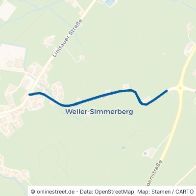 Simmerberger Straße Weiler-Simmerberg Weiler 