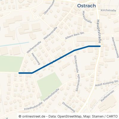 Ludwig-Jahn-Straße 88356 Ostrach Ortsbereich 