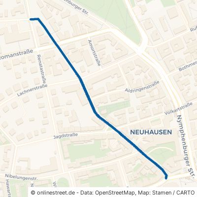 Winthirstraße München Neuhausen-Nymphenburg 