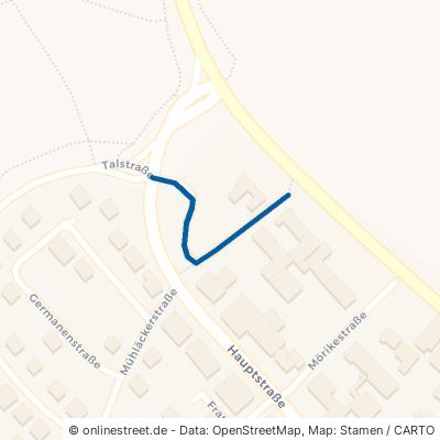 Justinus-Kerner-Straße Landkreis Calw Stammheim 