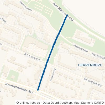 Blücherstraße Erfurt Herrenberg 