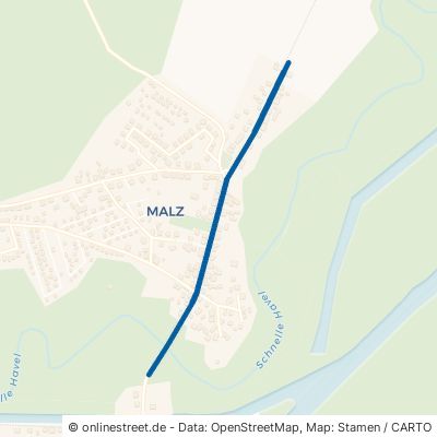 Malzer Dorfstraße Oranienburg Malz 