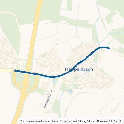 Hauptstraße Abstatt Happenbach 