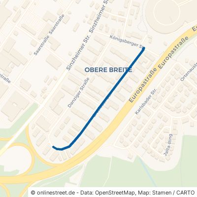 Breslauer Straße Baden-Baden Oos 