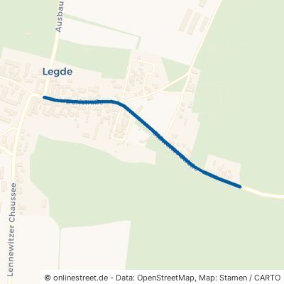 Glöwener Straße Legde (Quitzöbel) Legde 