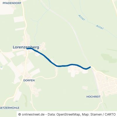 Aßlinger Straße Aßling Lorenzenberg 