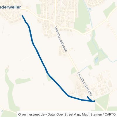 Römerweg Wilhelmsdorf Zußdorf 