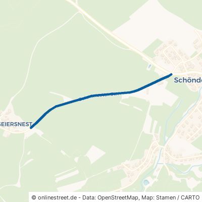 Geiersnester Straße Schondra Schönderling 