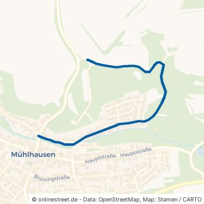 Obere Mühlstraße Mühlhausen 