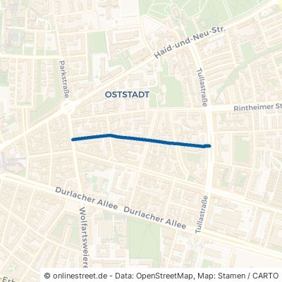 Essenweinstraße Karlsruhe Oststadt 